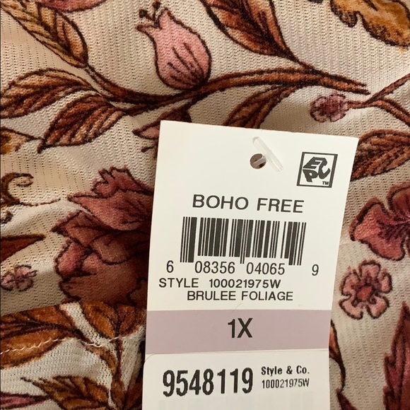 🚨 Final Sale 🚨  NWT Style & Co. Paisley Peasan… - Picture 5 of 5